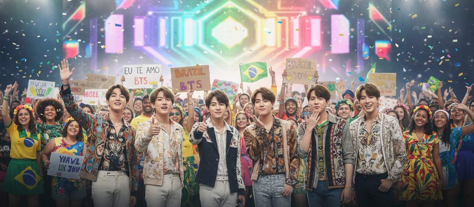 O Que o BTS Realmente Acha dos Fãs Brasileiros?