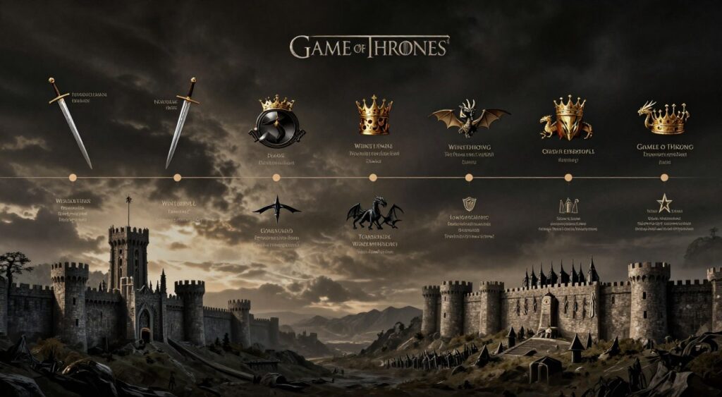 Ordem cronológica Game of Thrones