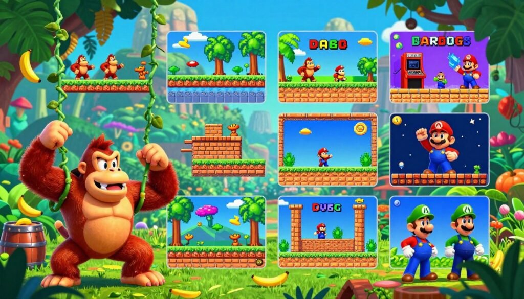historia da franquia donkey kong